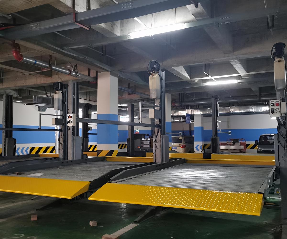 立体车库租赁新探索莱贝左右移动机械式立体停车设备让停车更便捷